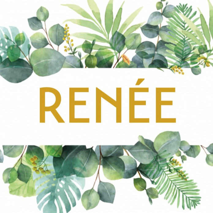 Botanisch kaartje Renée