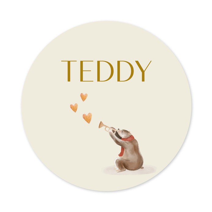 Behangcirkel ø100cm - Teddy