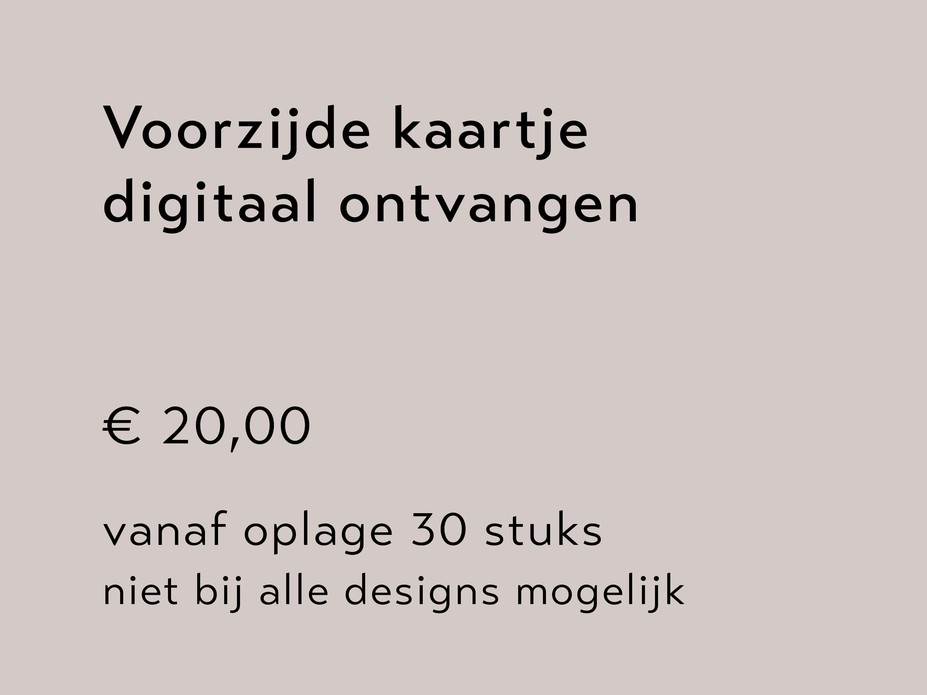 Digitaal bestand kaartje