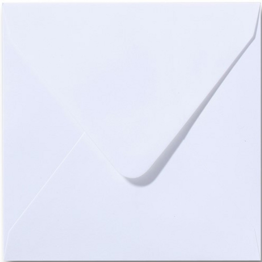 Envelop wit 14x14 cm