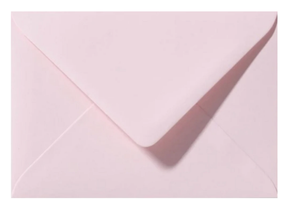 Envelop Lichtroze 12x18,5