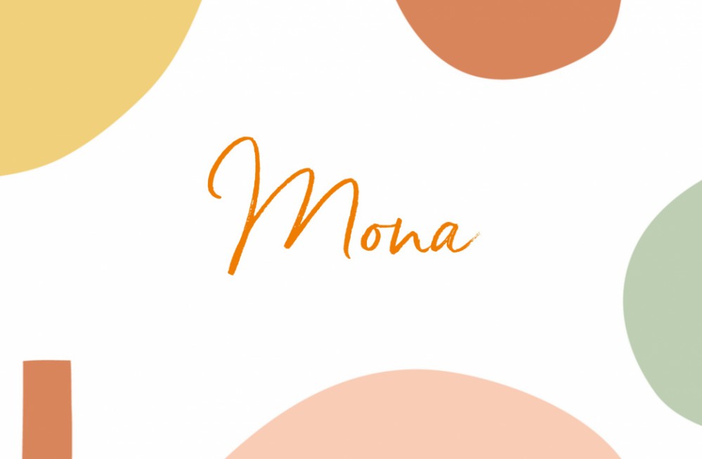 Cirkels Mona met folie voor