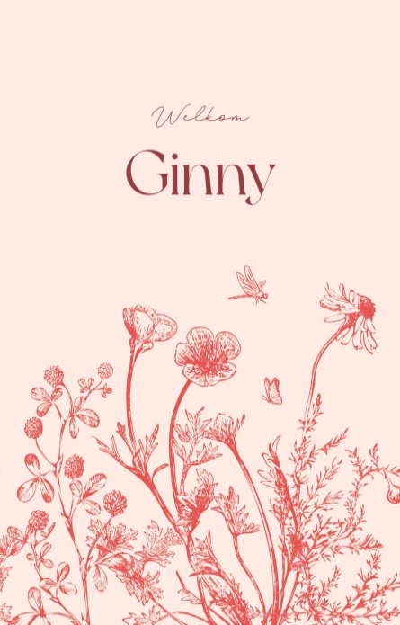 Geboortekaartje Ginny