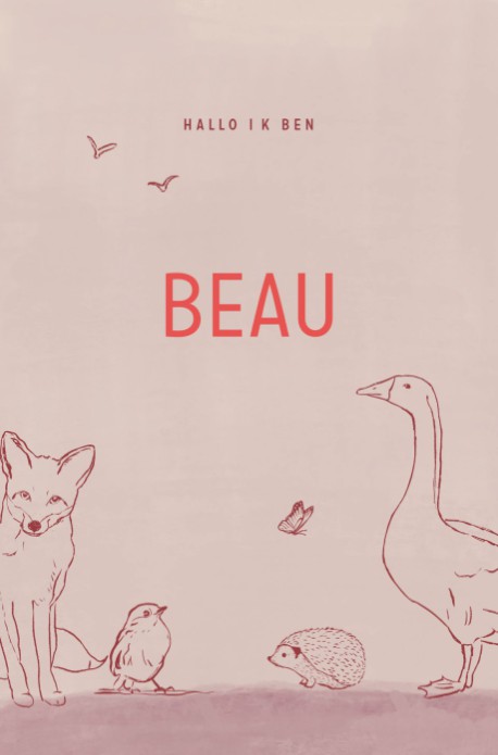 Geboortekaartje illustraties Beau
