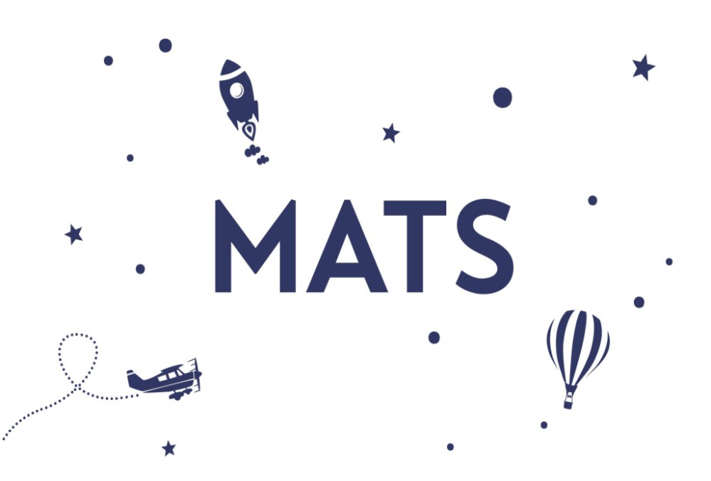 Geboortekaartje Mats ruimte