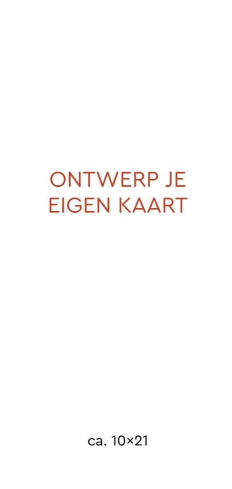 Maak je eigen ontwerp | 10x21