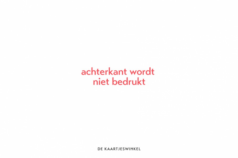 kaart achterzijde