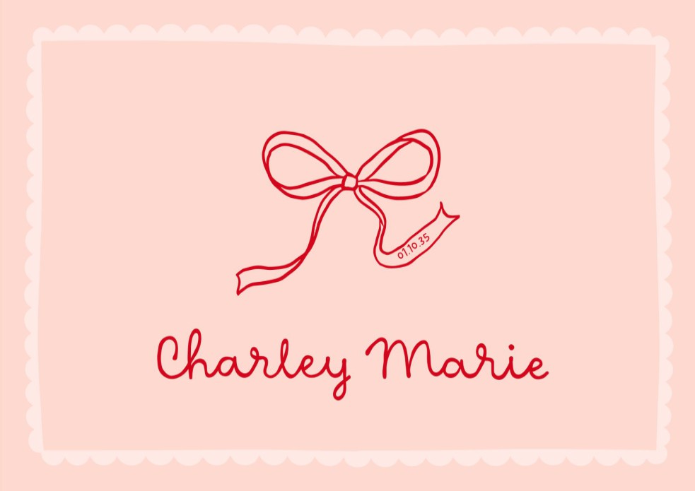 KLassiek geboortekaartje Charley
