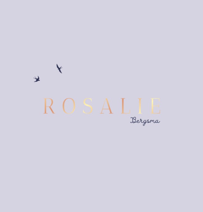 Lief botanisch geboortekaartje Rosalie