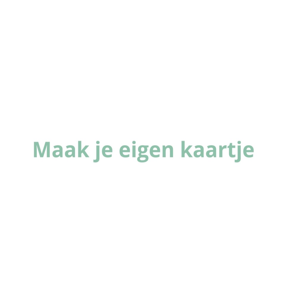 Maak zelf je kaartje 15x15 gevouwen