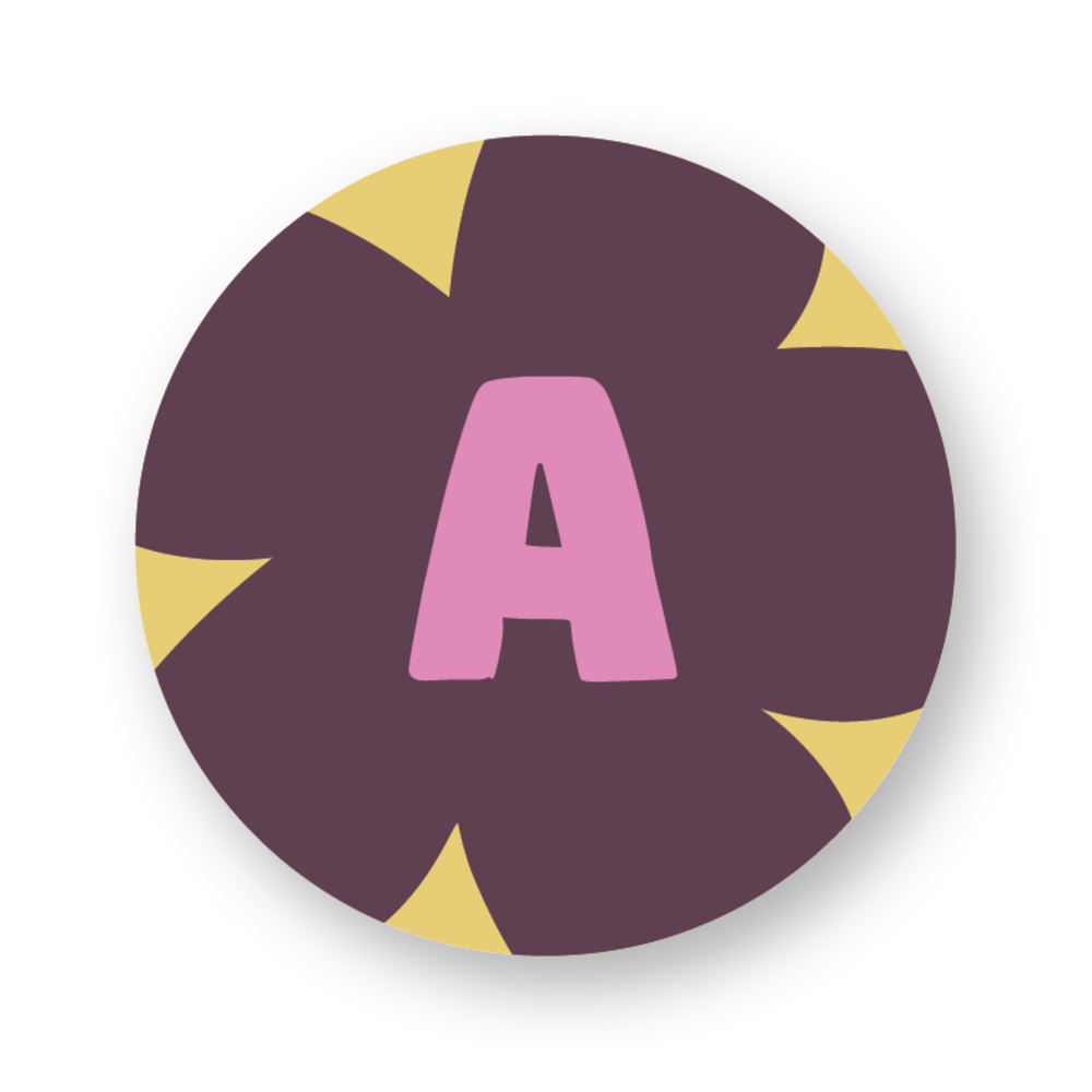 Sluitsticker - Letter sticker