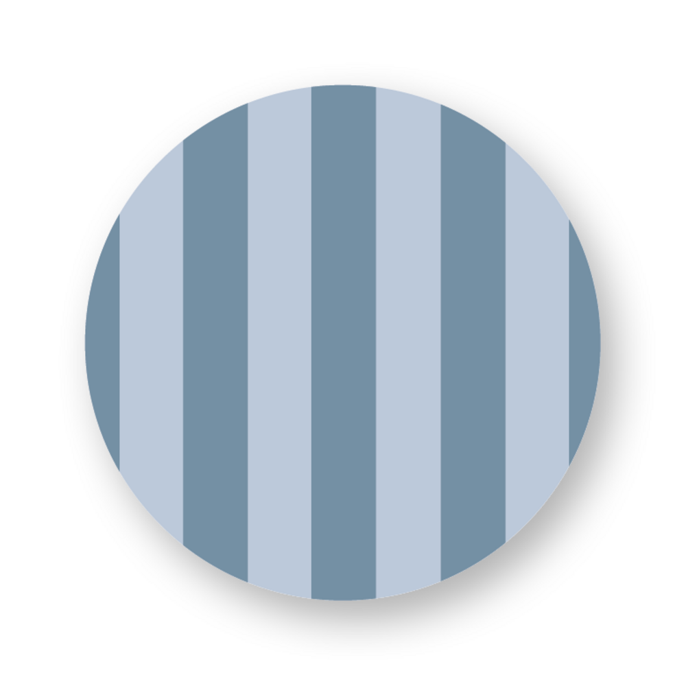 Sticker strepen blauwe tinten