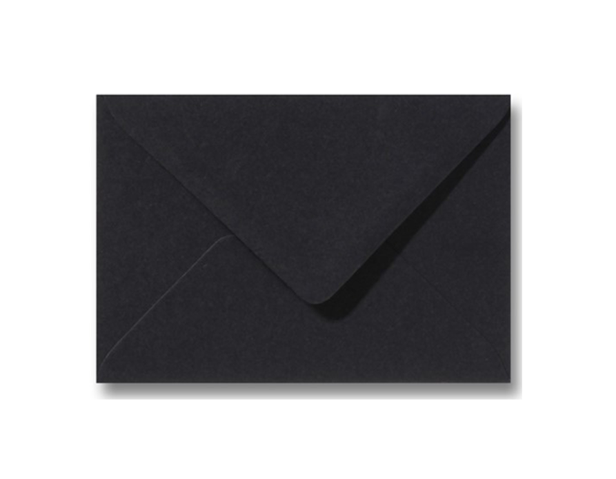 Envelop 12,5x17,5 zwart