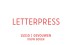 Ontwerp zelf jouw LETTERPRESS kaart | 15x10 cm dubbel met bovenvouw |