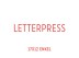 Letterpress | 17x12 cm