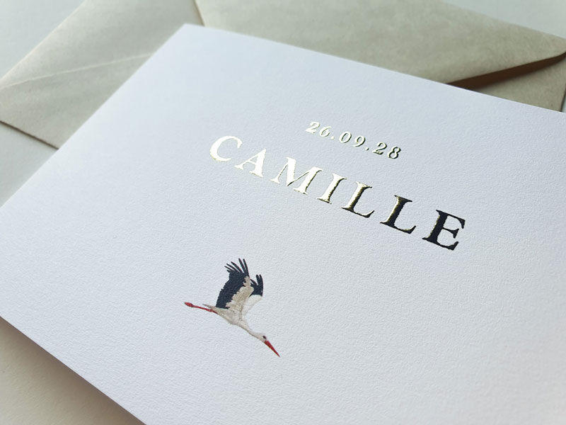 Digitale folie - voelbaar laagje folie op het papier